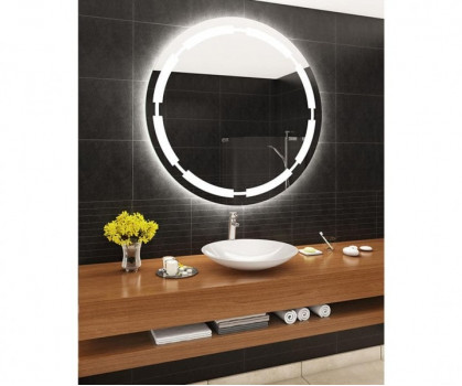 Зеркало с подсветкой для ванной комнаты Юдина 80 см